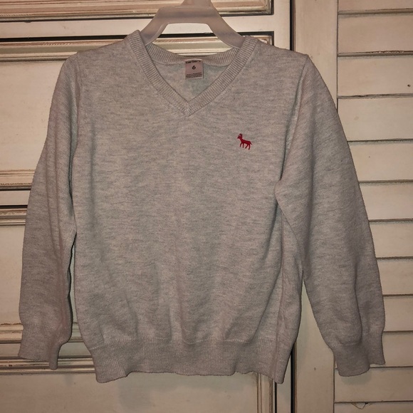 Carters Boys V Neck Sweater Cotton Bkend, Size 6 - Picture 1 of 5